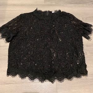 Black Lacey Top